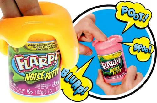 Miniatura 3 de JA-RU Flarp - Masilla de ruido perfumada (1 unidad surtida) Juguetes sensoriales esponjosos para Pascua, TDAH, autismo, juguete para el estrés, gran