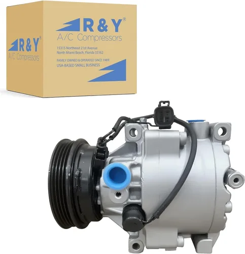 RYC Compresor de aire acondicionado automotriz GG338-01 (se adapta a Toyota Tercel 1.5L 1997-1998)