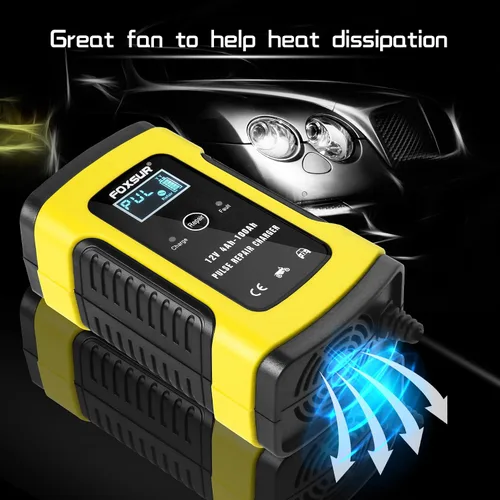 Miniatura 7 de Mantenedor de cargador de batería inteligente automotriz de 12 V y 5 amperios para automóvil, motocicleta, RV, SUV, cortacésped, barco, RV, SUV, ATV