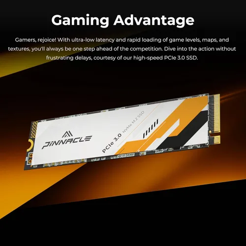 Miniatura 4 de Timetec Pinnacle 256GB SSD NVMe PCIe Gen3x4 8Gb/s M.2 2280 3D NAND de alto rendimiento SLC caché velocidad de lectura/escritura hasta 2,000/1,600