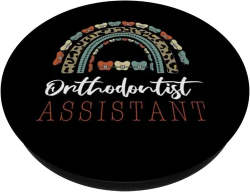 Miniatura 2 de Orthodontic Assistant Rainbow braces Ortho Orthodontist PopSockets Adhesive PopGrip