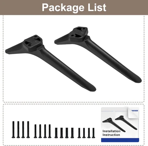 Miniatura 8 de Soporte base de TV para patas de TV Hisense, patas de soporte de TV para Hisense Smart TV Stand 50A6G 50A6GX3 43R6E3 43R6E1 43H6530F 55R6E1 55R6G