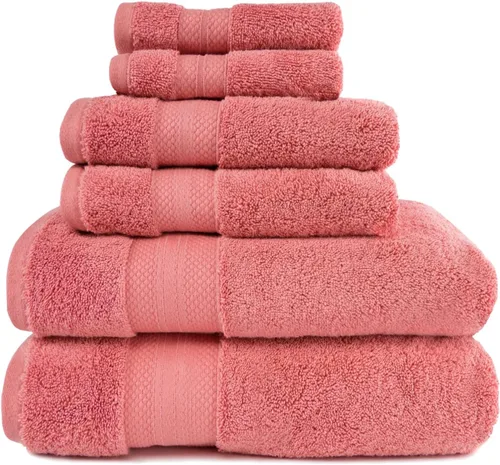 Miniatura 42 de Superior Juego de toallas de algodón turco de 9 piezas, 3 toallas de baño, 3 manos, 3 toallas faciales para el hogar, artículos esenciales de baño