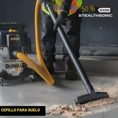 Miniatura 6 de DEWALT STEALTHSONIC - Aspiradora para tienda en seco y húmedo de 5 galones, 4 HP con 6 bolsas de polvo, ultra silenciosa, de acero inoxidable