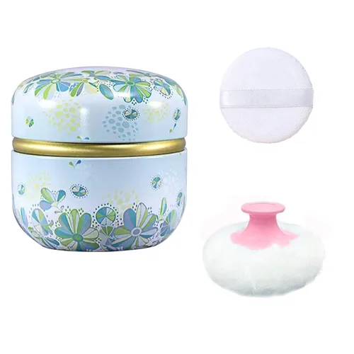 Miniatura 24 de Polvo Corporal y Contenedor para Polvo en Polvo, Polvo para Mujeres y Estuche de Polvo para Baño y Viaje (Abstracción)