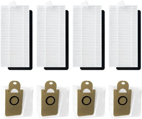 Miniatura 15 de McbeAn Compatible con HONITURE Q6 SE robot aspirador repuesto repuesto accesorios cepillo lateral principal filtro HEPA bolsa polvo fregona