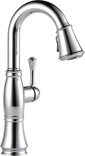 Miniatura 16 de Delta Cassidy Lumicoat Arctic Stainless 9997-AR-PR-DST - Grifo de barra de níquel cepillado con rociador extraíble, moderno grifo de fregadero