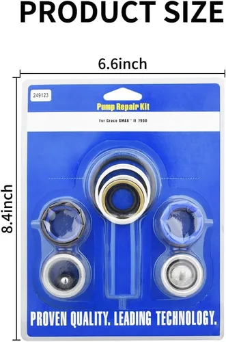 Miniatura 2 de 249123 Kit de embalaje de reparación de bomba para pulverizador de pintura sin aire 7900/2030/200/300 Aftermarket (7900)