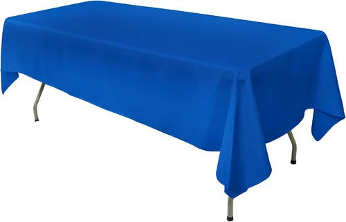 Miniatura 61 de GEFEII Servilletas de tela de poliéster sólido de 18 x 18 pulgadas para cocina, mantel rectangular cuadrado redondo para bodas, fiestas