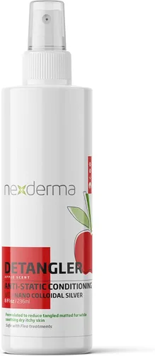Miniatura 11 de NEXDERMA Spray acondicionador antiestático desenredante para perros y gatos, fórmula para calmar la piel sensible con aroma a ciruela, sequedad