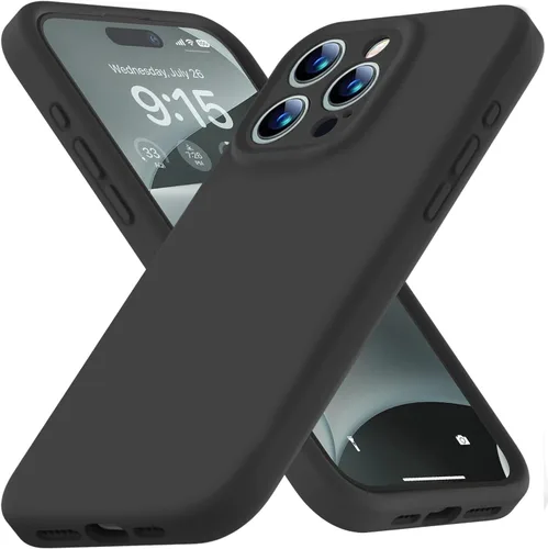 Miniatura 105 de Funda compatible con iPhone 13 de 6.1 pulgadas, de silicona líquida premium [forro de microfibra suave antiarañazos], goma de gel, protección Uva