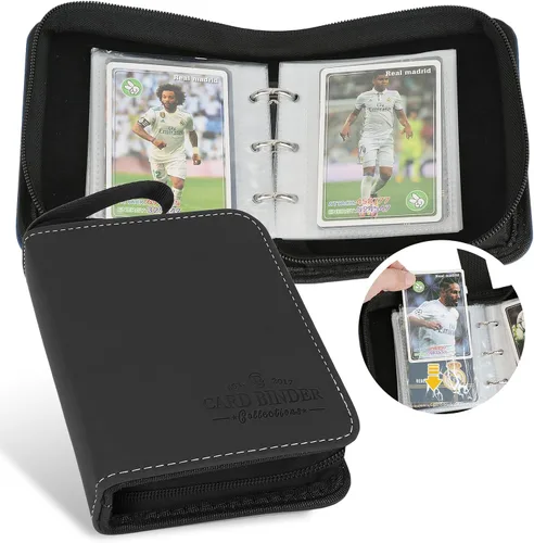 Miniatura 24 de Carpeta para Tarjetas Coleccionables, Carpeta Álbum de Colección de Tarjetas con 540 Bolsillos de Carga Lateral, Carpeta Álbum de 9 Bolsillos