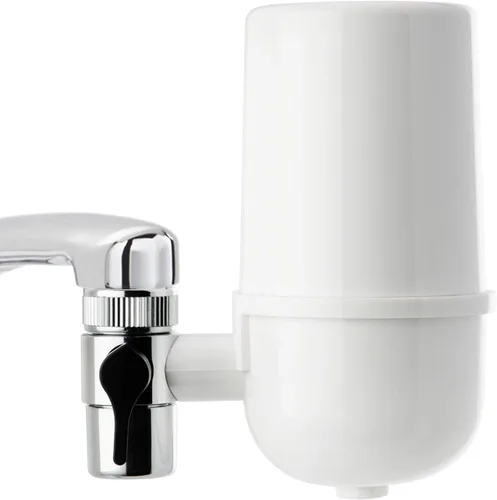 Miniatura 7 de iSpring Filtro de agua para grifo DF1-CHR, sistema de filtración de agua de bloque de carbono, filtro de agua del grifo, reduce el cloro, metales