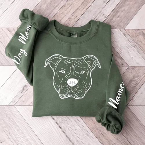Miniatura 3 de Regalos personalizados para amantes de los perros, sudadera de perro para mujer, camisas de mamá para mujer