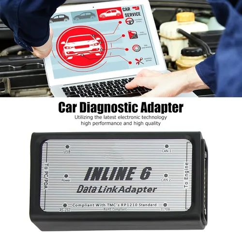 Miniatura 4 de Herramienta de escaneo de diagnóstico resistente, para kit de adaptador de enlace de datos en línea 6 escáner OBD2 para Cummins Engine J1939 J1708