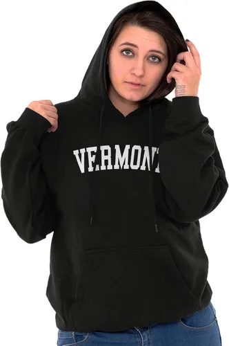 Miniatura 24 de Simple Classic Souvenir Vermont Sudadera con capucha Mujer Hombres