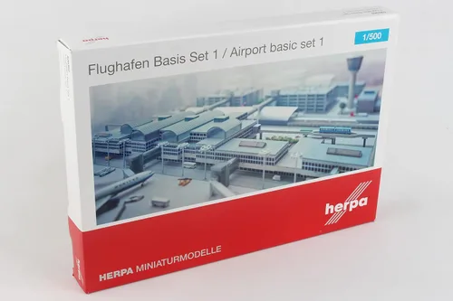 Miniatura 2 de Daron Herpa 520362 Airport Diorama Basic Set 1 escala 1:500