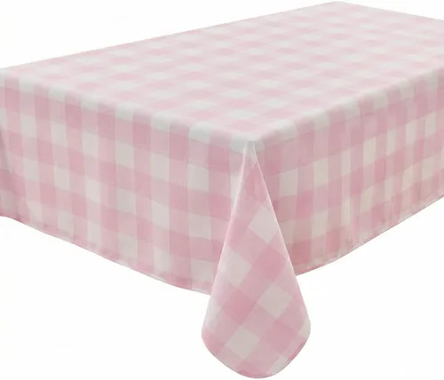 Miniatura 11 de Mantel rectangular de 55 x 95 pulgadas, impermeable, resistente a las manchas y a las arrugas, lavable, mantel de lino sintético resistente, mantel