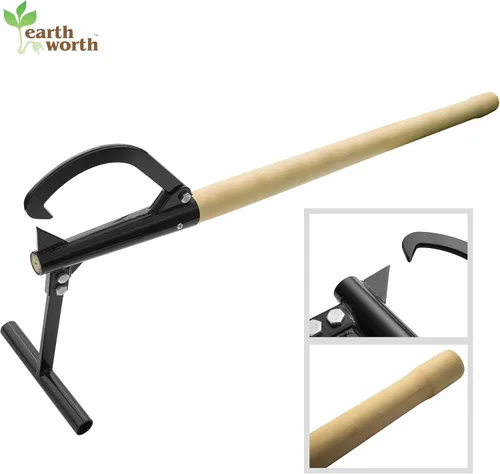 Miniatura 2 de Timberjack - Elevador de troncos – Herramienta divisora de troncos de madera y metal de 48.5 pulgadas con apertura de troncos de 14.5 pulgadas