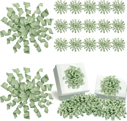Miniatura 9 de Xinnun 24 lazos para envoltura de regalos, lazo rizado de Navidad de 6 pulgadas, lazos de regalo autoadhesivos con purpurina para manualidades