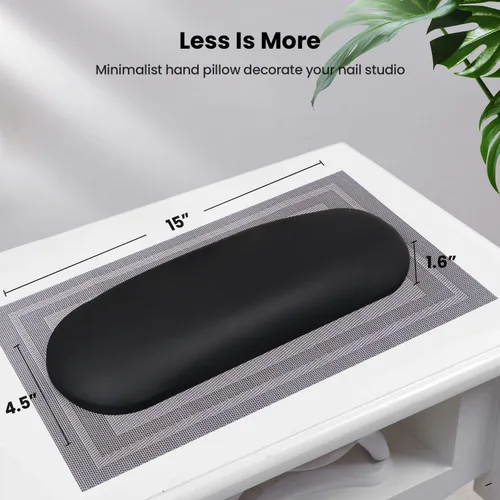 Miniatura 4 de Almohada y tapete para reposabrazos, cojín para manicura de salón de belleza, soporte de mano para manicurista con tapete para manicura profesional