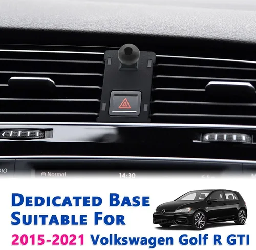 Miniatura 2 de Soporte para teléfono de coche 2015-2021 Volkswagen VW Golf R GTI [compatible con funda gruesa] Soporte de teléfono móvil Soporte de navegación