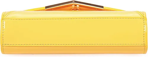 Miniatura 6 de DEXMAY - Bolso de mano de noche para mujer, de charol sintético, plegable, bolso formal