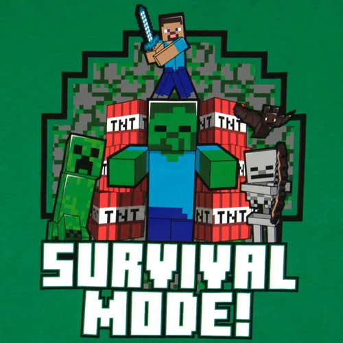 Miniatura 5 de Minecraft Boys Short Sleeve Regular Fit