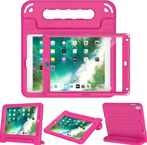 Miniatura 12 de AVAWO funda para iPad 9.7" 2017, para niños., Negro
