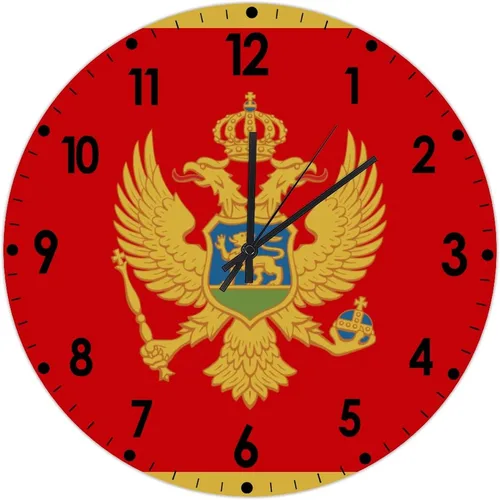 Miniatura 758 de Cheyan Reloj de pared con bandera de Canadá de 12 pulgadas, silencioso, sin tictac, de PVC, funciona con pilas, reloj redondo decorativo, regalo