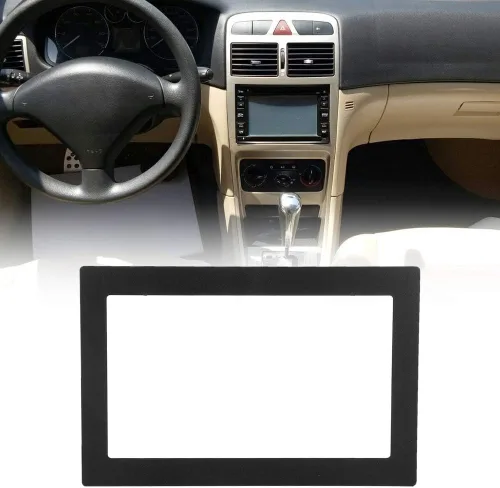 Miniatura 5 de Marco estéreo universal para coche, 7 pulgadas 2DIN coche Fascia Dash montaje kit marco 7.008 x 4.016 in