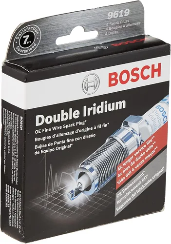 Miniatura 2 de BOSCH 9619 OE Bujía de Alambre Fino de Doble Iridio - Paquete de 4