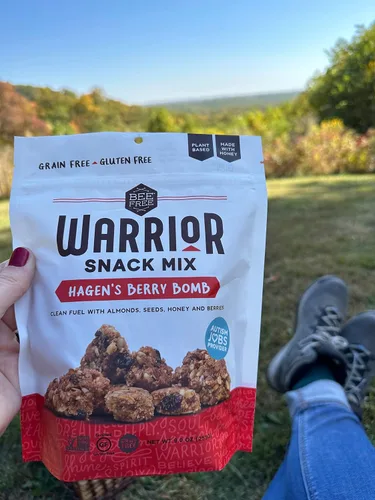 Miniatura 3 de BeeFree Warrior Mix Granola sin gluten – Bocaditos de granola gruesos Paleo, bajo en carbohidratos, sin granos, sin conservantes, sin avena