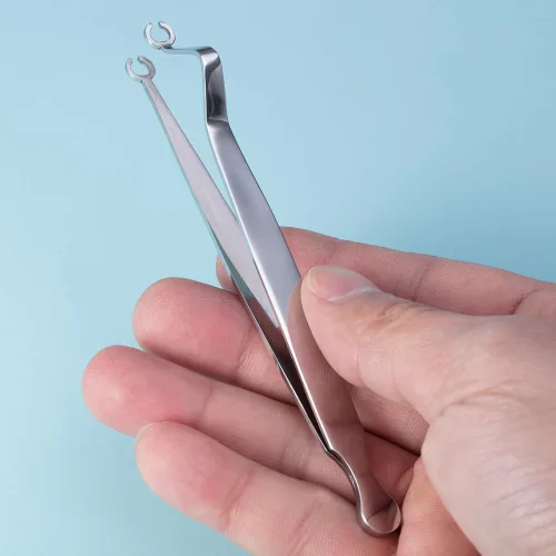 Miniatura 6 de DJCIW Kit de perforación para oreja, nariz y tabique, kit de anillos en forma de herradura para todos los piercings, acero inoxidable 316L, agujas