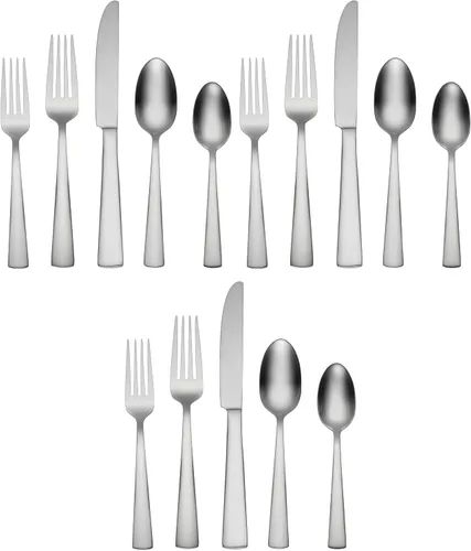 Miniatura 10 de Oneida H098006D Nocha Everyday Cucharas llenas cubiertas, juego de 6, 7 pulgadas de largo x 1.4 pulgadas de ancho