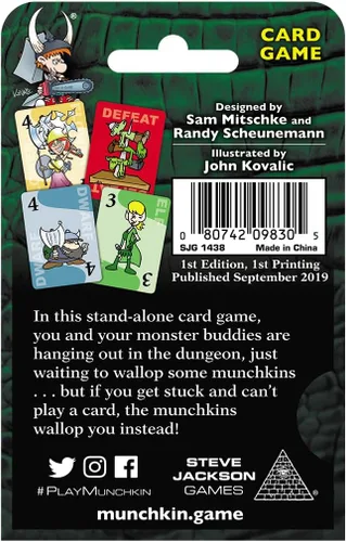 Miniatura 2 de Munchkin Mighty Monsters, azul y rojo