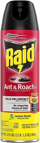 Miniatura 2 de Raid Ant & Roach Killer Aroma limón 17.5 onzas (paquete de 4)