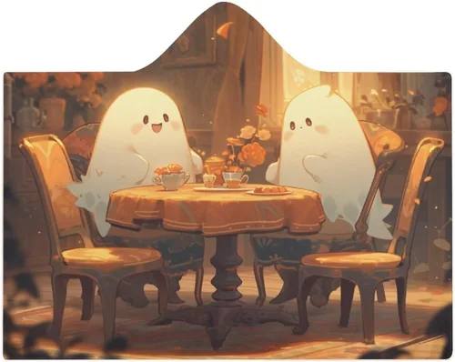 Miniatura 8 de Manta con capucha de bruja y calabaza, vintage, para Halloween, manta de franela para niños, adolescentes, hombres y mujeres, manta cálida
