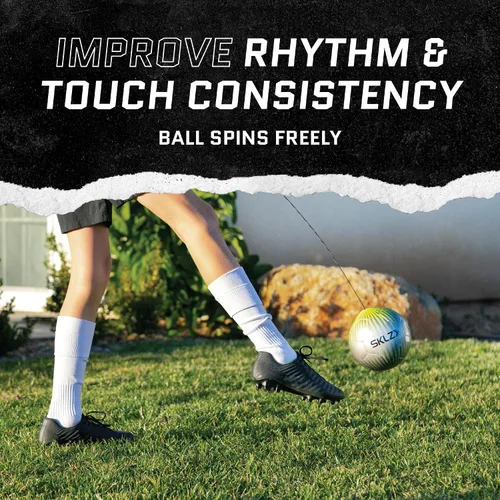Miniatura 5 de SKLZ Star-Kick Touch - Entrenador de fútbol – Práctica de patadas y pases para jugadores jóvenes, perfecto para mejorar la coordinación pie-ojo