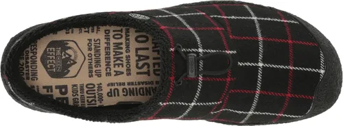 Miniatura 5 de KEEN Pantuflas Howser 3 Slide cómodas y duraderas para mujer, Cuadros Negros