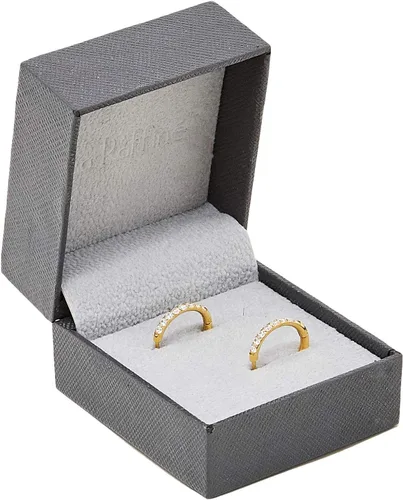 Miniatura 7 de Aretes de aro pequeños de plata de ley 925 con circonita cúbica, aretes de aro pequeños para mujeres y niñas, regalo de San Valentín, cumpleaños