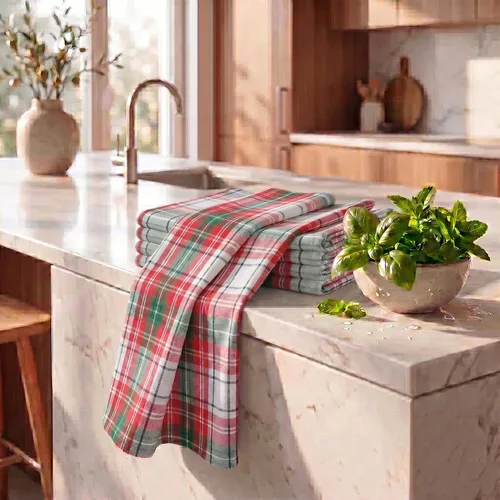 Miniatura 304 de Urban Villa Toallas de cocina 100% algodón para cocina (juego de 6) 20"x30" toallas de cocina altamente absorbentes, juego de ropa de cocina