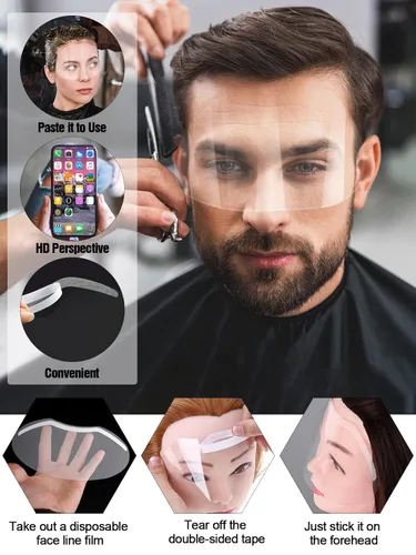 Miniatura 6 de EBANKU 50 viseras de ducha de microblading, protector de pestañas y cejas, protector de gafas de ducha, protector de cejas, cubierta facial