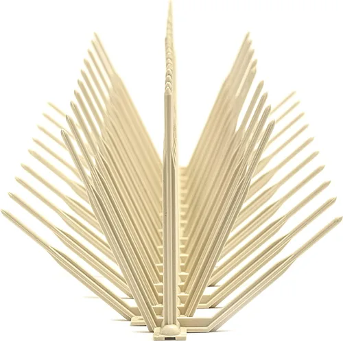 Miniatura 2 de Bird B Gone BBG2000-7-TAN - Estaca de plástico para pájaros, 50 pies por 7 pulgadas, color marrón Beige Bronceado