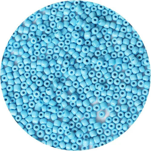 Miniatura 45 de Bala&Fillic Cuentas de semillas de color blanco de 0.157 pulgadas, aproximadamente 1200 piezas/3.53 oz en bolsa, 6/0 cuentas de vidrio para hacer
