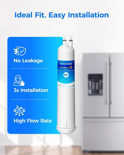 Miniatura 8 de Waterdrop Reemplazo alcalino WD-F08-AL para 4396841, Everydrop® Filter 3, EDR3RXD1, 4396710, Kenmore® 46-9083, 46-9030, mejora el pH del filtro