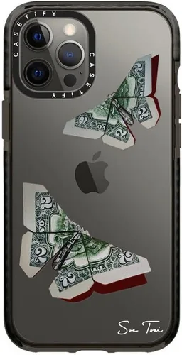 Miniatura 46 de Funda CASETiFY Impact para iPhone 12 Pro Max - Blanco Nubes - Negro Claro Nubes Blancas