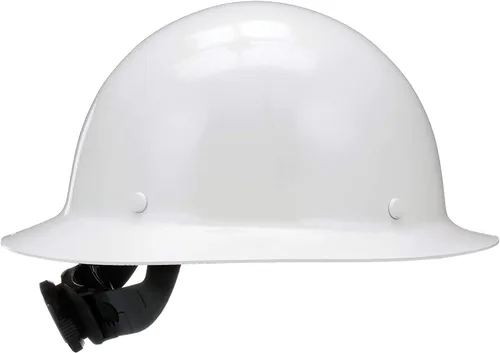 Miniatura 10 de MSA Skullgard Casco Duro de Ala Completa con Suspensión - Tapa Sin Ranuras, Hecho de Resina Fenólica, Cargas de Calor Radiante hasta 350°F, Casco