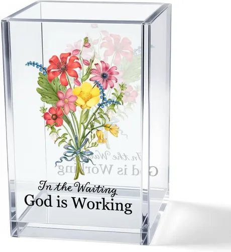 Miniatura 11 de It's Fine I'm Fine Soporte para Lápices y Bolígrafos Cosméticos de Acrílico, Divertido Soporte para Bolígrafos de Gato Negro, Regalo para Amantes