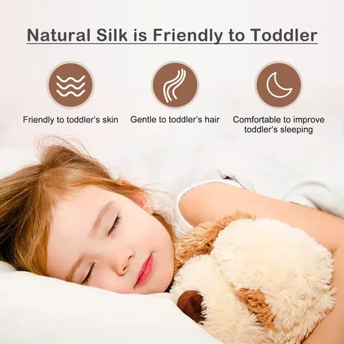 Miniatura 3 de Funda de almohada 100% seda de morera para cabello y piel, doble cara 19 Momme seda pura funda de almohada con cremallera oculta y caja de regalo